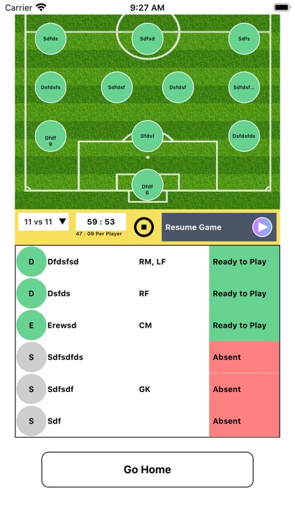 Soccer Substitution Manager