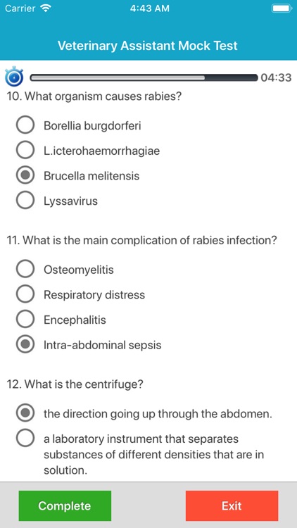 Veterinary Assistant Quizzes screenshot-5