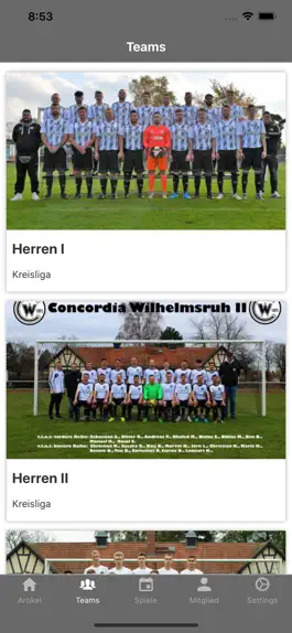 Game screenshot FC Concordia Wilhelmsruh apk