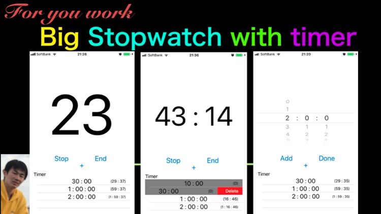 rururu: Big Stopwatch for work