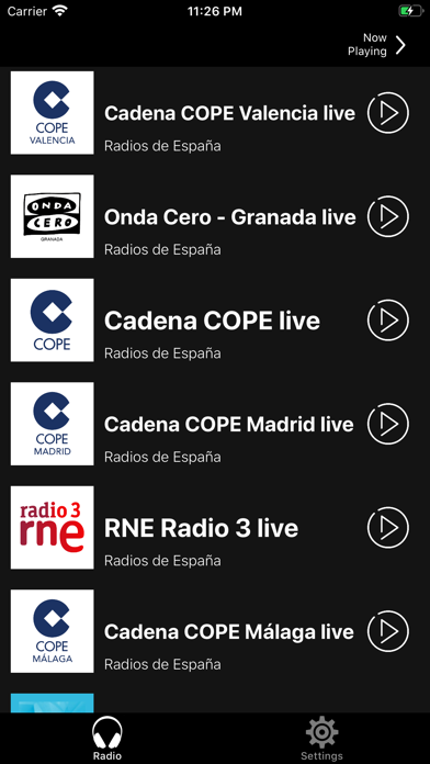 Radios de España App screenshot 3