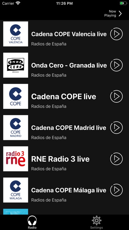 Radios de España App