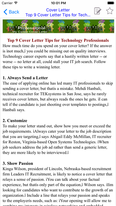 How to cancel & delete Cover Letter from iphone & ipad 3
