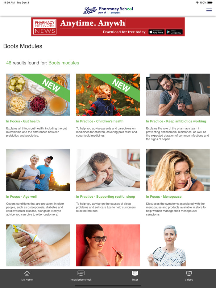 Boots Pharmacy School