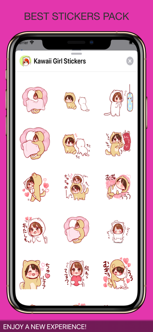 Kawaii Girl Sticker(圖5)-速報App