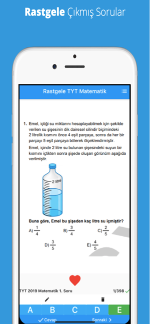 Rastgele Çıkmış TYT Matematik(圖6)-速報App