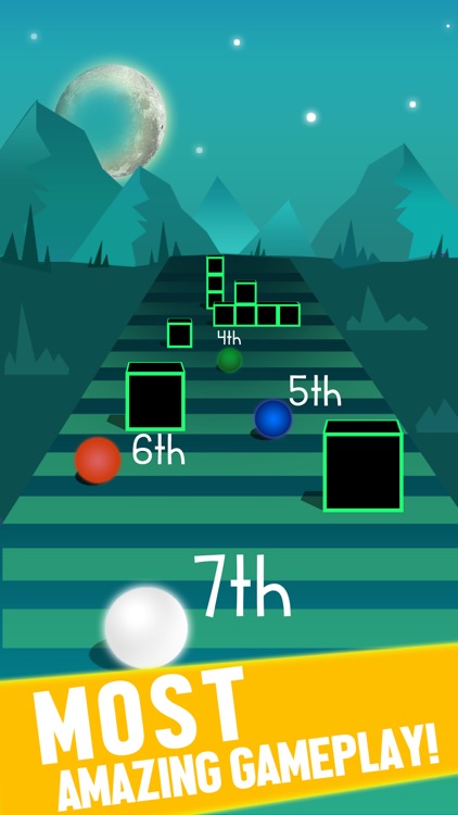 Ball Race on Color Road screenshot-6