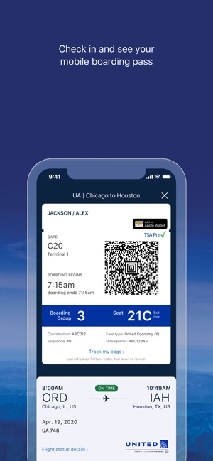 United Airlines On The App Store