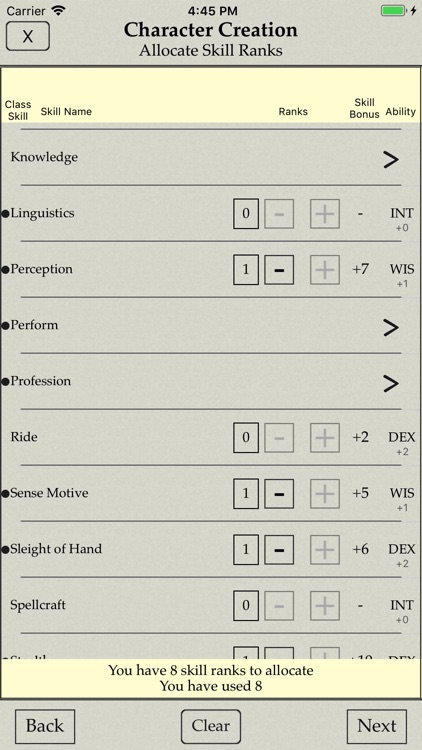 PRD Characters