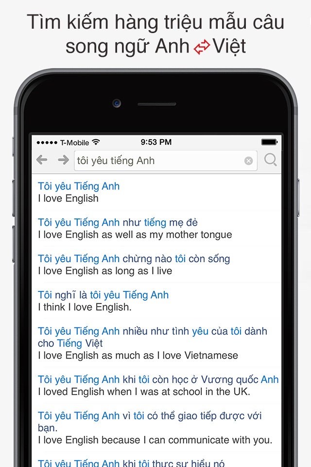 Tra câu Việt - Anh screenshot 2