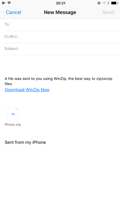 WinZip Screenshot 3