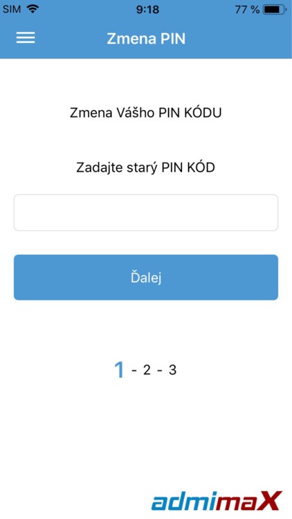 Admimax - dochádzkový systém screenshot-3