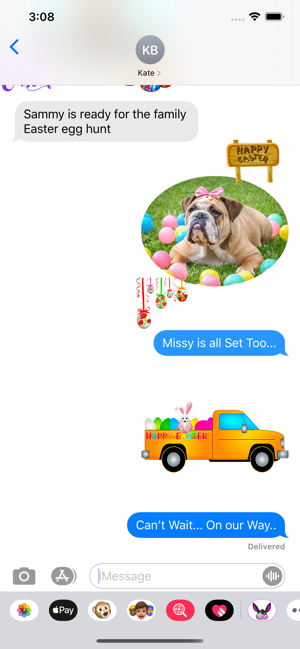 Happy Easter Emoji Stickers(圖2)-速報App