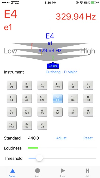 Accurate Guzheng Tuner