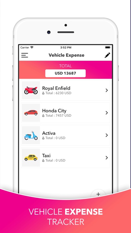 Vehicle Expense Tracker