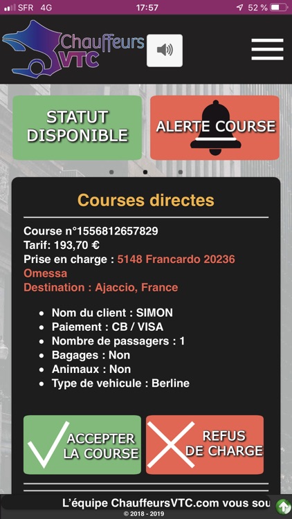 ChauffeursVTC (Chauffeurs) screenshot-8