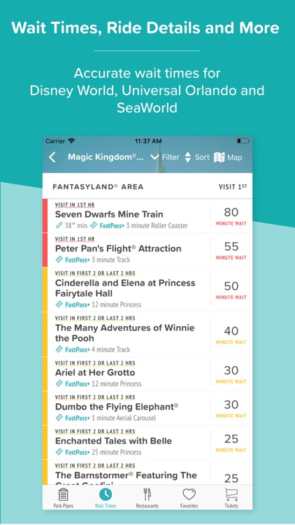 Orlando Theme Park Wait Times screenshot-4