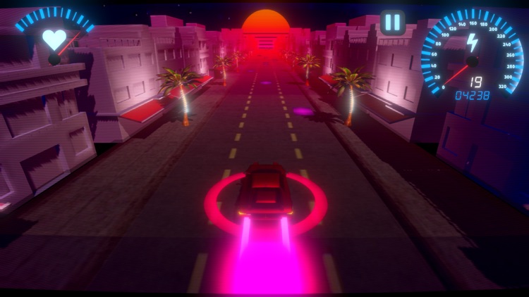 OverDrive - Synthwave Racer screenshot-3