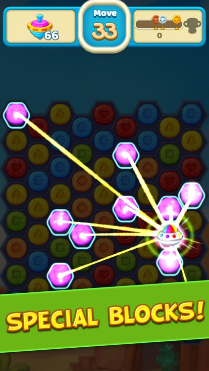 Toy Party: Match 3 Hexa Blast! screenshot-1