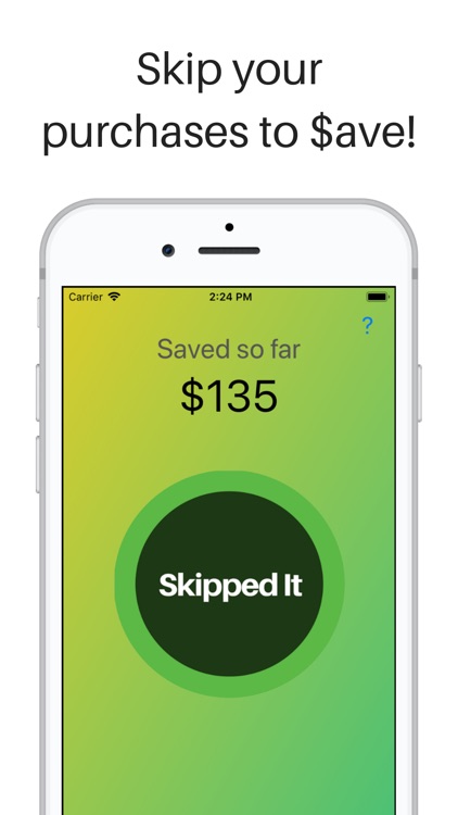 iSkippedIt | Save Money