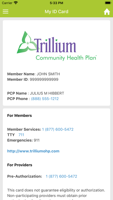 Trillium Community Health Plan screenshot 4