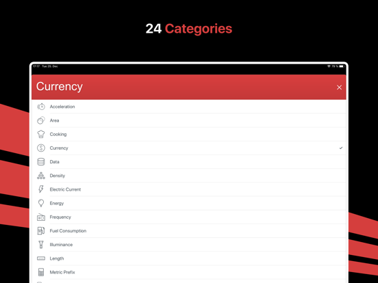 GlobeConvert Currency & Unit iPad GlobeConvert Currency & Unit iPad