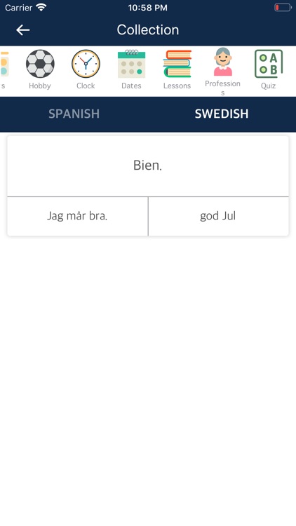 Spanish-Swedish Dictionary screenshot-6