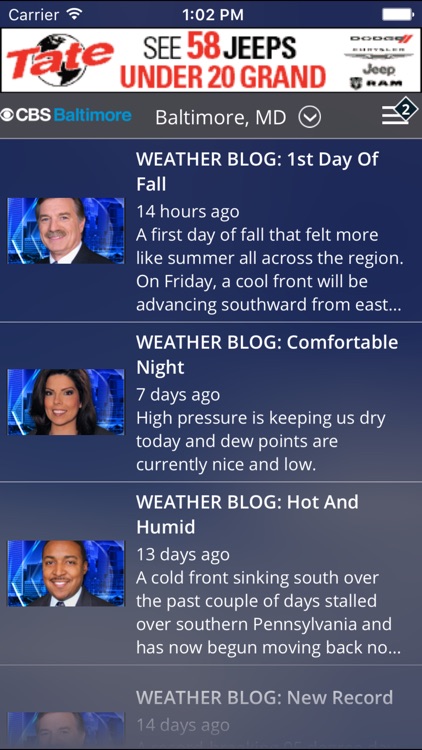 CBS Baltimore Weather screenshot-4