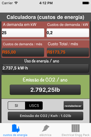 Energy Cost Calculator screenshot 4