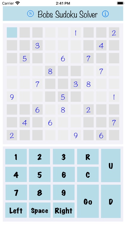 Bobs Sudoku Solver