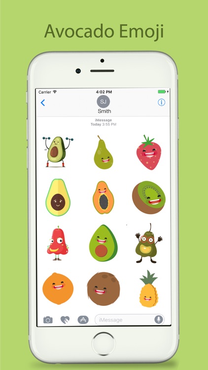 Avacado Emoji Stickers