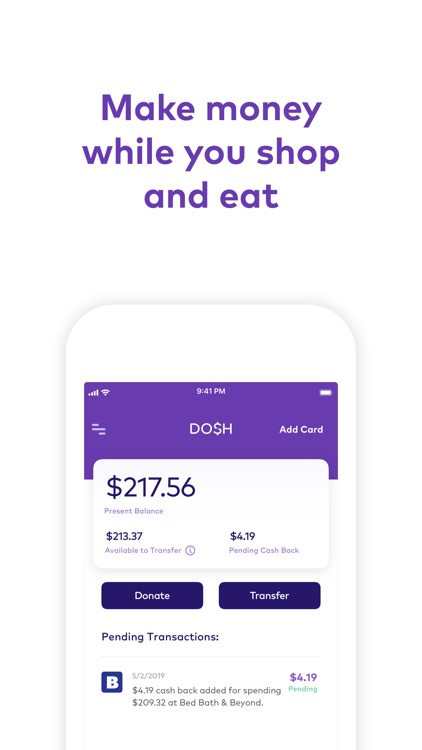 Dosh: Automatic Cash Back App