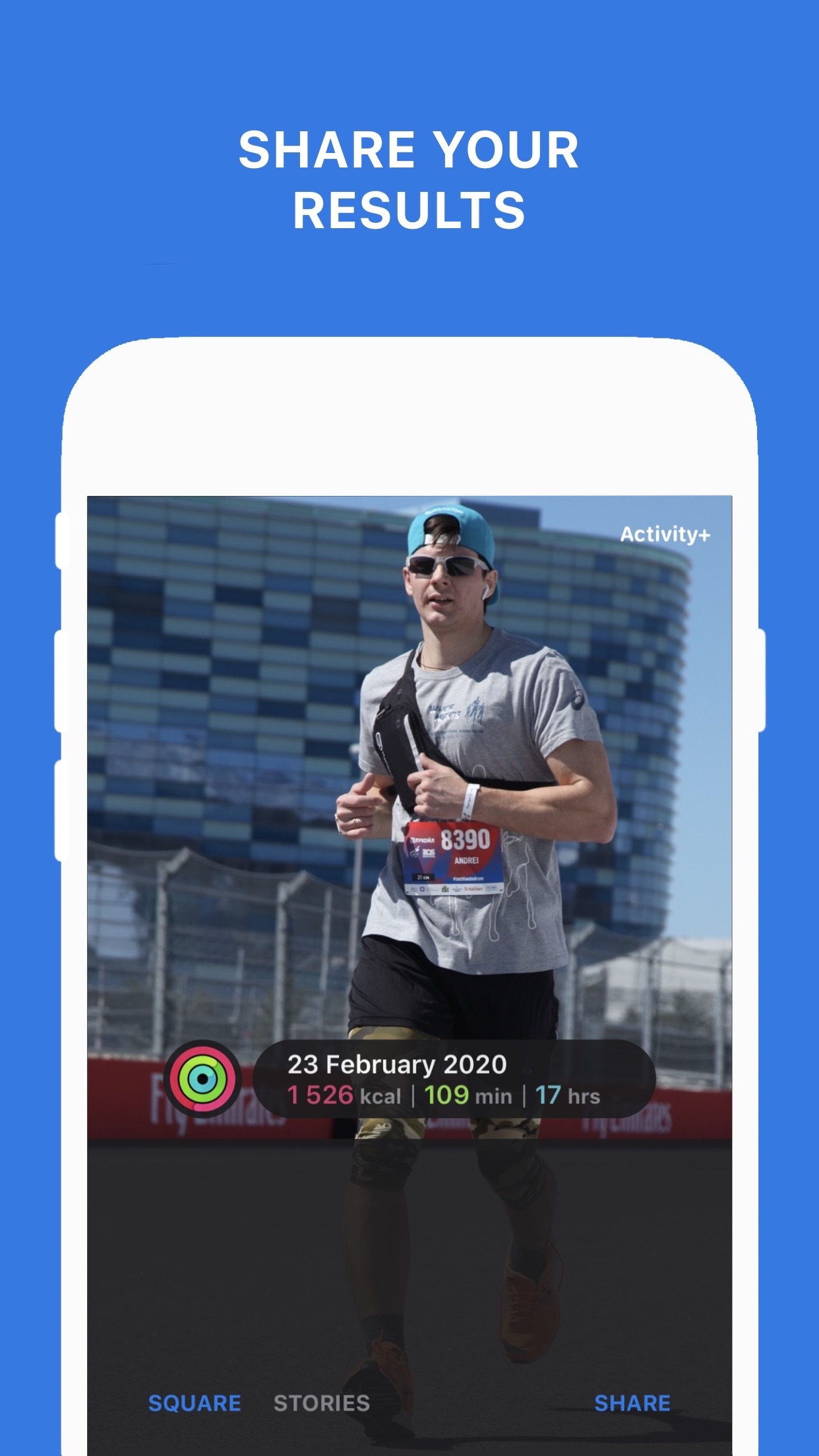 Screenshot do app Activity Tracker+