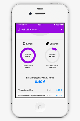 Minu Telia screenshot 2