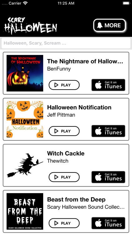 Halloween Ringtones for iPhone