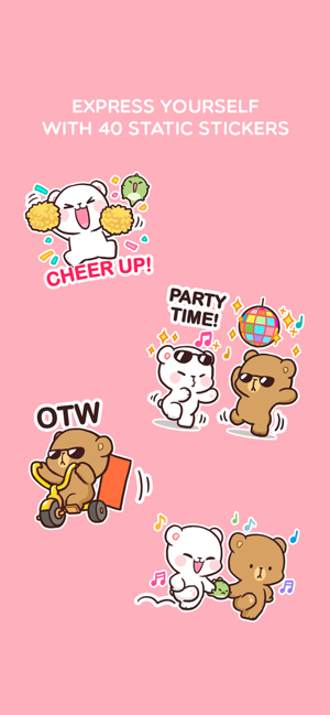 Adorable Milk Mocha Stickers(圖4)-速報App