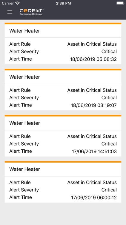 COREIoT Temperature Monitoring screenshot-3