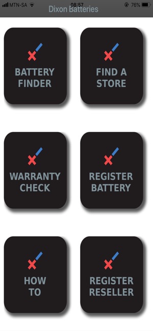 Dixon Batteries Mobile App