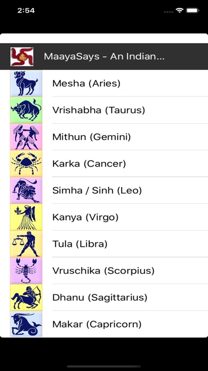 MaayaSays - Horoscope