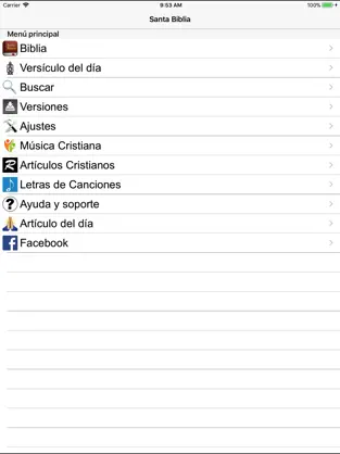 Screenshot 1 Santa Biblia Reina iphone