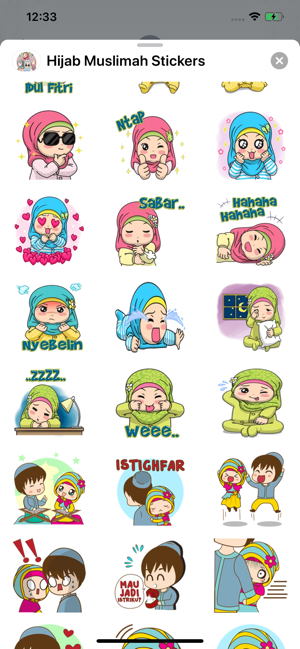 Hijab Muslimah Stickers(圖2)-速報App