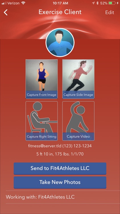 FIT 4 Athletes RemoteScreen