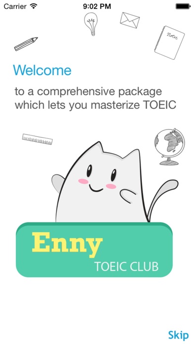 How to cancel & delete Enny Toeic:Toeic practice test from iphone & ipad 1