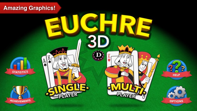 Euchre 3D Pro screenshot-1