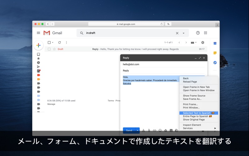 Translate for Safari screenshot1