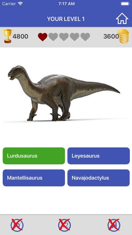 Dinosaurs Quiz Game