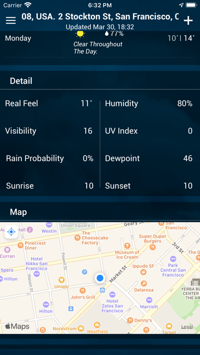 Weather app - Weather forecast screenshot 2
