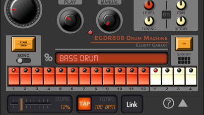 EGDR808 Drum Machine HD Screenshot 4