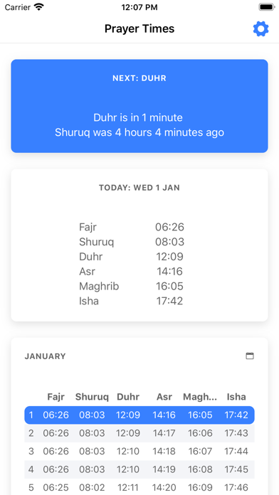 App preview
