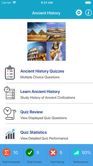 How to cancel & delete Ancient History Quiz from iphone & ipad 1